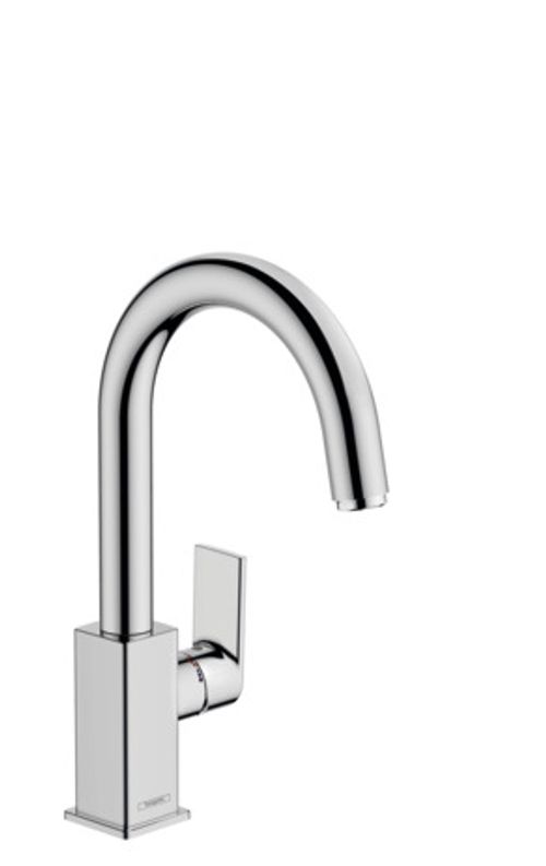 Hansgrohe-HG-Waschtischmischer-210-Vernis-Shape-Schwenkauslauf-chrom-71564000 gallery number 1